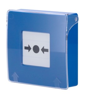 Botão de Alarme de Incêndio ManualCallPoint - Azul