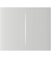 Panel táctil para interruptor de luz doble color blanco Vertical