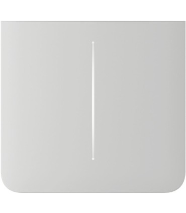 Panneau tactile pour un double interrupteur d'éclairage Couleur blanche Verticale