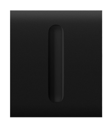 Tecla de centro táctil para interruptor de luz regulável cor preta