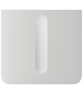 Tecla lateral táctil para interruptor de luz regulável vertical cor branca