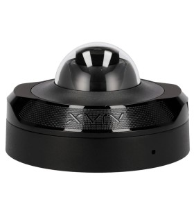 Telecamera IP Mini Dome Ajax in nero con 8MP obiettivo da 4mm e audio