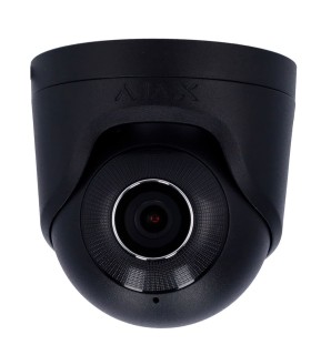 Cámara IP Turret AJax de 5 MP lente de 4mm con audio e Inteligencia Artificial color negro