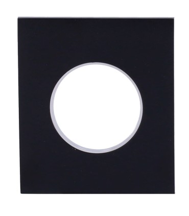 Copertura centrale Ajax per presa base tipo F colore nero