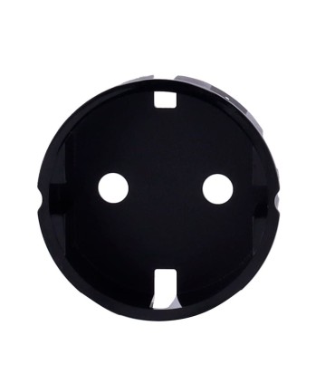 Ajax central cover for basic type F socket black color