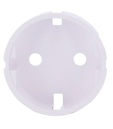 Ajax central cover for basic type F socket white color