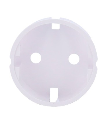 Tampa lateral Ajax para tomada básica tipo F cor branco