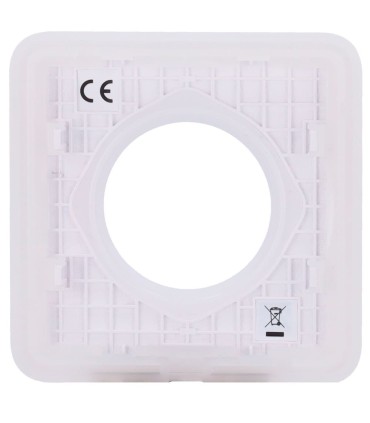 Cover Ajax per presa base tipo F colore bianco