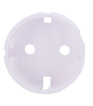 Tapa Ajax para enchufe básico tipo F color blanco