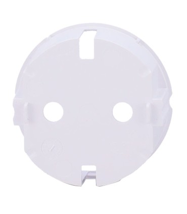 Cover Ajax per presa base tipo F colore bianco