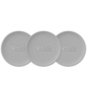 YALE-DOT-S - Yale Dot NFC Argentato Confezione da 3 Unità