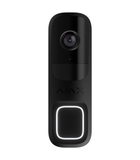 4 MP Doorbell with Integrated AI Ajax Black Color