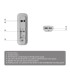 Ajax Doorbell Noir — Interphone Vidéo IP Wi-Fi 4 MP avec IA
