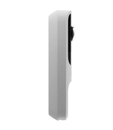 Ajax Doorbell Blanc — Interphone Vidéo IP Wi-Fi 4 MP avec IA