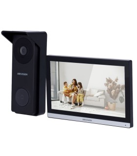 DS-KIS313-P- Kit de videoporteiro Tecnologia 4 fios analógicos e WiFi