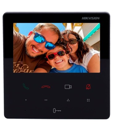 Monitor para videoporteiro Ecrã tátil TFT de 4.3" - DS-KH6110-WE1