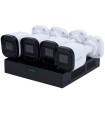 KIT118-B42POE - Kit Videosorveglianza IP Uniarch NVR PoE 8 Canali + 4 Telecamere Bullet 2MP con Microfono