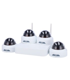 Kit de vidéosurveillance Uniview avec connexion éthernet et WiFi - KIT114-D42W