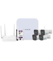 NVRKIT108B-2W - Kit Videovigilancia Ajax NVR 8 Canales + 4 Cámaras Wi-Fi Uniarch 2MP