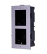 DS-KD-ACF2 -Front panel and flush mount box for 2 modules
