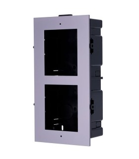 DS-KD-ACF2 -Panel frontal y caja de registro encastrada hasta 2 módulos