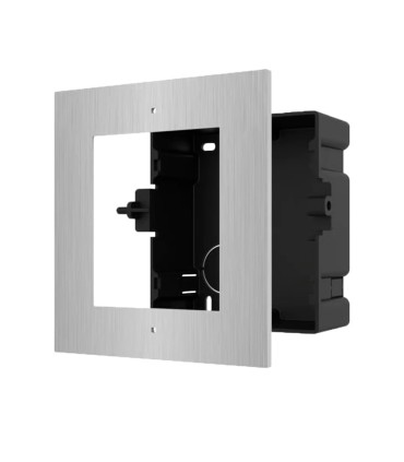 DS-KD-ACF1/S -Front panel and flush mount box for 1 module