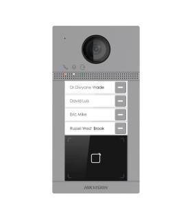 DS-KV8413-WME1(C)/Flush - Videoporteiro IP WiFi 4 apartamentos