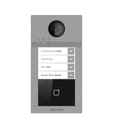 DS-KV8413-WME1(C)/Flush - Videoportero IP WiFi 4 apartamentos