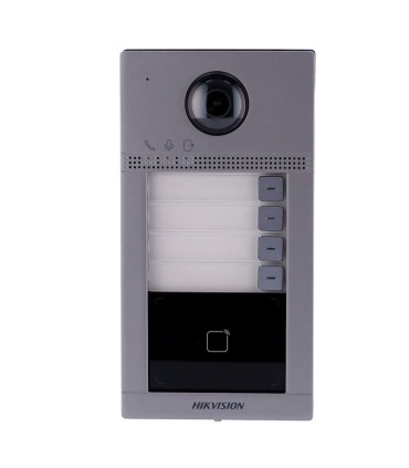 DS-KV8413-WME1(C) - Videoporteiro IP WiFi 4 apartamentos