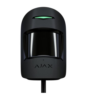 Detector de movimiento y rotura de cristal con cable Ajax negro - FIBRA-COMBIPROTECT-B-NF