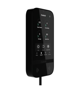 Ajax Superior KeyPad TouchScreen Fibra Nero — Tastiera Touch con Schermo IPS e Controllo Contactless