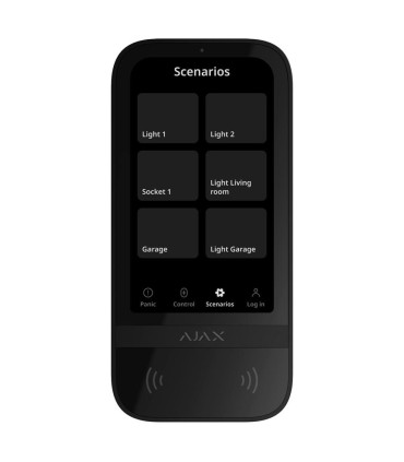 PS touch screen keyboard with RFID reader black Colour Ajax Fibra system