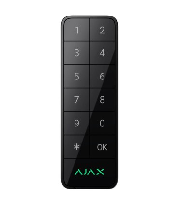 Teclado para exterior IP66/IK08 con lector RFID Color	negro Ajax Fibra
