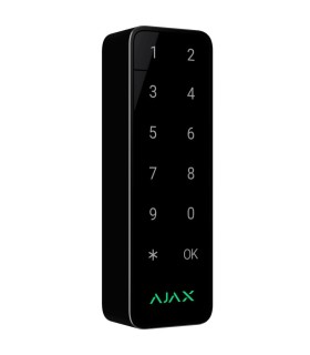 Ajax Superior KeyPad Outdoor Fibra Preto — Teclado Tátil Exterior com Leitor DESFire®