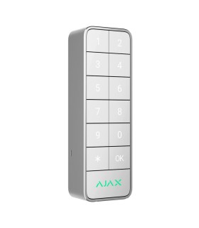 Ajax Superior KeyPad Outdoor Fibra Blanc — Clavier Tactile Extérieur avec Lecteur DESFire®