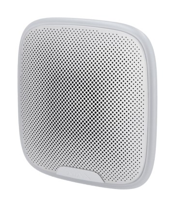 Sirena exterior blanco para sistema Ajax Fibra