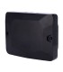 Housing with two spaces for fibra modules black colour