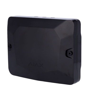 Caixa com dois espaços para módulos de fibra cor preto