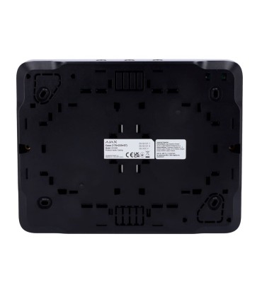 Caixa com dois espaços para módulos de fibra cor preto