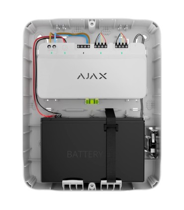 Caixa com 1 ranhura para módulo de fibra cor preto