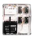 Boîtier avec 8 emplacements pour modules Fibra Couleur	noir