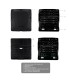Housing with 8 slots for Fiber modules Black Colour