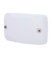 Carcasa con un espacio para módulos Fibra color blanco