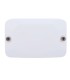 Housing with a space for fibra modules white colour