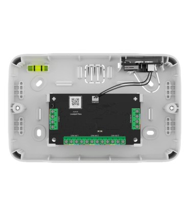 Housing with a space for fibra modules white colour
