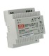 Power supply switched to DIN rail
