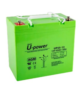 BATT-1255-U - Rechargeable battery Upower