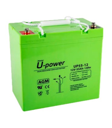 BATT-1255-U - Bateria recarregável Upower