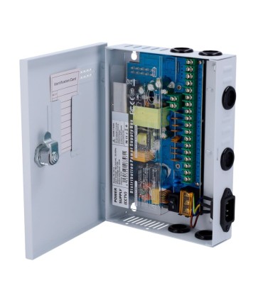 Power supply distribution box 1 AC input 180-246 V 9 outputs