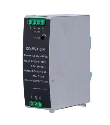 Alimentatore a commutazione uscita DC 48 V 2.5 A / 120 W